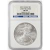 Image 1 : 2010 $1 American Silver Eagle Coin NGC MS70 Early Releases
