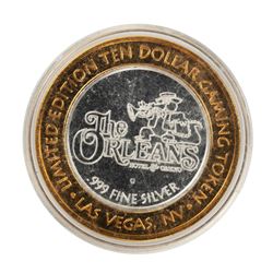 .999 Silver The Orleans Hotel & Casino Las Vegas, NV $10 Casino Token Limited Edition
