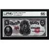 Image 1 : 1907 $5 Woodchopper Legal Tender Note Fr.87 PMG Gem Uncirculated 66EPQ