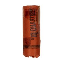 Original Bank Roll of (40) Brilliant Uncirculated 1958 Washington Quarters