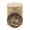 Image 1 : Roll of (20) Brilliant Uncirculated 1963 Franklin Half Dollar Coins