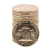 Image 2 : Roll of (20) Brilliant Uncirculated 1963 Franklin Half Dollar Coins