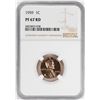 Image 1 : 1959 Proof Lincoln Memorial Cent Coin NGC PF67RD