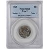Image 1 : 1913 Type 1 Buffalo Nickel Coin PCGS MS64