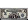 Image 1 : 1899 $2 Mini-Porthole Silver Certificate Note
