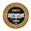 Image 2 : .999 Silver Crystal Casino Aruba $10 Casino Limited Edition Gaming Token