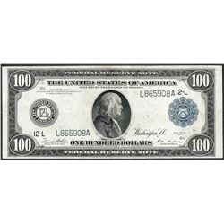 1914 $100 Federal Reserve Note San Francisco