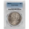 Image 1 : 1891-S $1 Morgan Silver Dollar Coin PCGS MS63