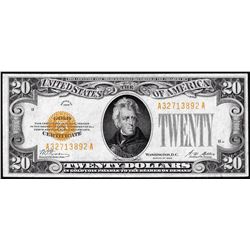 1928 $20 Gold Certificate Note