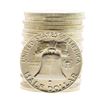Image 2 : Roll of (20) Brilliant Uncirculated 1961-D Franklin Half Dollar Coins