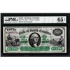 Image 1 : 1872 $50 State of South Carolina Revenue Bond Obsolete Note PMG Gem Uncirculated 65EPQ