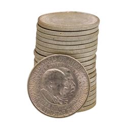 Roll of (20) Brilliant Uncirculated 1954-S Booker T. Washington Commemorative Half Dollar Coins