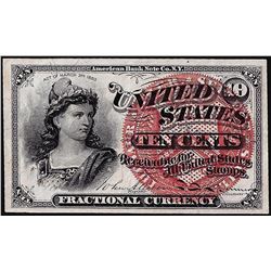 March 3, 1863 Ten Cents Fourth Issue Fractional Currency Note