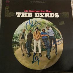 Signed Byrds Mr. Tambourine Man Album Cover