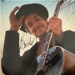 Signed Bob Dylan Nashville Skyline Album Cover