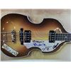 Image 1 : Signed The Beatles Left Handed Bass Guitar