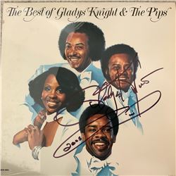 Signed Gladys Knight And The Pips The Best of Gladys Knight And The Pips Album Cover