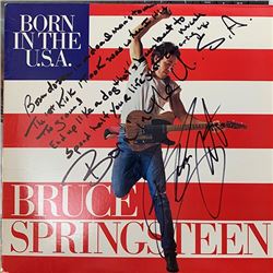 Autographed Bruce Springsteen Born In The USA Album Cover