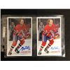 Image 1 : GUY LAFLEUR SIGNED 5X7 HOCKEY CARD LOT