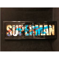 DC COMICS SUPERMAN FRAMED 3D SHADOW BOX WALL ART