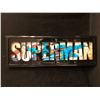 Image 1 : DC COMICS SUPERMAN FRAMED 3D SHADOW BOX WALL ART