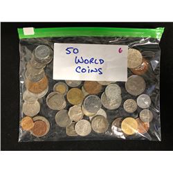 50 WORLD COINS