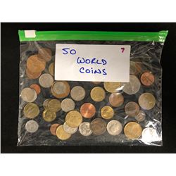 50 WORLD COINS