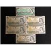 Image 1 : CANADIAN $1 BANK NOTES LOT (1973/ 1967)
