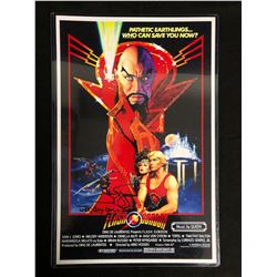 SAM JONES SIGNED FLASH GORDON MOVE POSTER