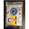 Image 1 : 2018-19 The Cup Hockey Hall of Fame Anniversary Patch Auto Gerry Cheevers