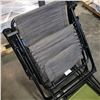 Image 2 : ZERO GRAVITY LOUNGER AND 2 FOLDING PATIO CHAIRS