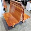 Image 2 : DOUBLE SIDED 2 SEATER LOG BENCH, MONTANA'S RESTAURANT