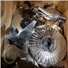 Image 2 : BOX OF METAL HUBCAPS