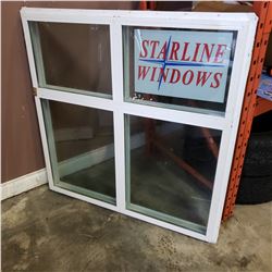 STARLINE WINDOWS 6000 VINYL PICTURE DOUBLE-GLAZED ARGON FILL 47-1/4 INCH SQUARED WINDOW