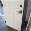 Image 3 : UNFRAMED LEFT HAND SWING METAL DOOR W/ HANDSET AND DEADBOLT