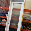 Image 2 : FRAMED 22 INCH BY 80 INCH GLASS INSERT DOOR LEFT HAND SWING