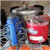 Image 1 : PRESSURE COOKER, ICE CREAM MAKER, AND STEAMER