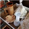 Image 3 : 2 BOXES OF DECANTER SET, FIGURE, AND COLLECTIBLES