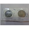 Image 2 : 3 US HALF DOLLARS, CANADIAN DOLLAR COIN, AND RUBLE