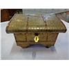 Image 2 : CASE OF EARRINGS, BRASS BOX JEWELLERY, AND BLACK BOX JEWELLERY