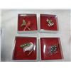 Image 5 : CASE OF EARRINGS, BRASS BOX JEWELLERY, AND BLACK BOX JEWELLERY