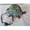 Image 1 : LEADED GLASS TURTLE LAMP