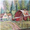 Image 2 : "THE LITTLE FARM" ORIGINAL PAINTING BY OTTO JEGODTKA