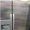 Image 2 : KITCHEN AID STAINLESS SIDE BY SIDE FRIDGE WITH WATER AND ICE - TESTED AND WORKING