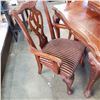 Image 2 : ASHLEY FURNITURE DINING TABLE W/ LEAF AND 6 CHAIRS