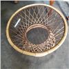 Image 2 : RATTAN GLASSTOP ENDTABLE