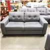 Image 2 : BRAND NEW GREY FABRIC MODERN SOFA AND LOVESEAT RETAIL $1899