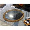 Image 2 : FRAMED OVAL MIRROR