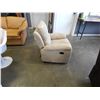 Image 3 : NEW LIFESTYLE WEBSTER RELAX-A-LOUNGER BEIGE MICRO SUEDE RECLINER, RETAIL $499