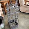 Image 2 : METAL PLANTER POT AND METAL DECORATIVE BIRD CAGE